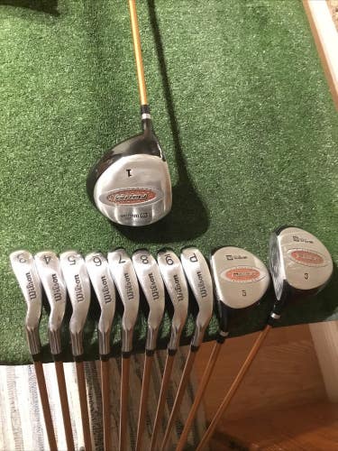 Wilson Left Handed Matrix Full Set (D, 3W, 5W, 3-PW) Mens Graphite Shafts (LH)