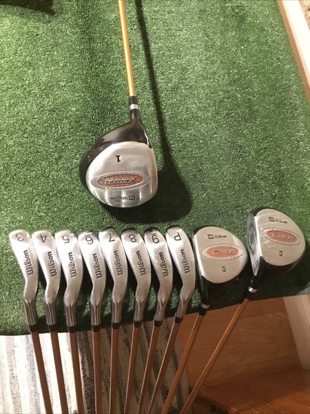 Wilson Left Handed Matrix Full Set (D, 3W, 5W, 3-PW) Mens Graphite Shafts (LH)