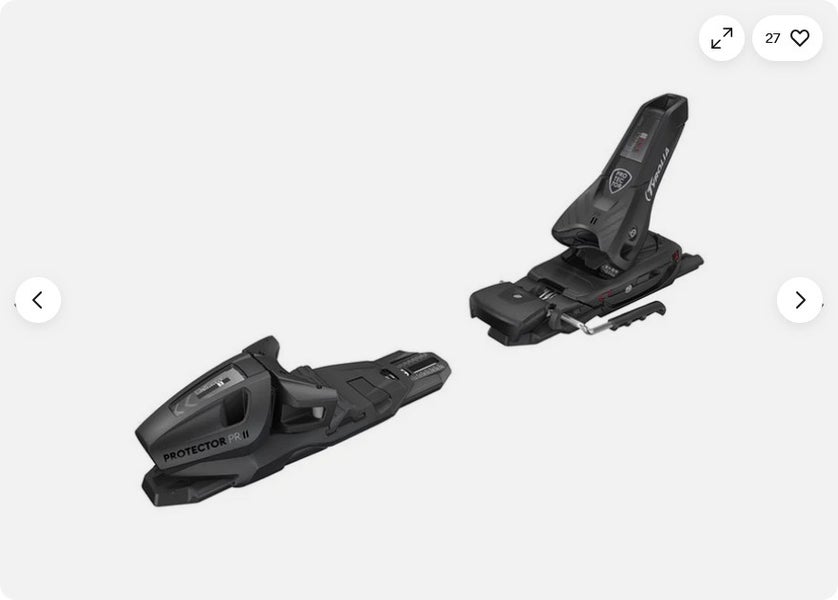 NEW TYROLIA PR 11 Protector ski bindings 25/26 pair 110mm brakes with PR BASE!