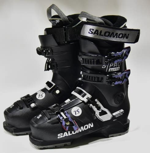 SALOMON PRO SUPRA 80 SKI BOOTS WOMEN SIZE 8.5/ 25.5