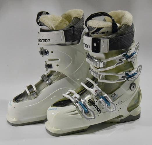 SALOMON RS 85W ENERGYZER SKI BOOTS WOMEN SIZE 8.5/ 25.5