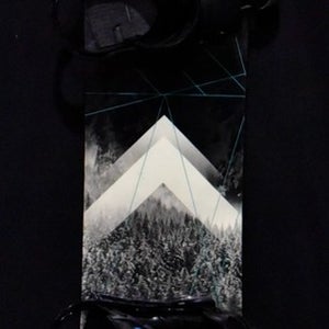 ALIBI MOTIVE SNOWBOARD SIZE 163W CM WITH BURTON LARGE BINDINGS