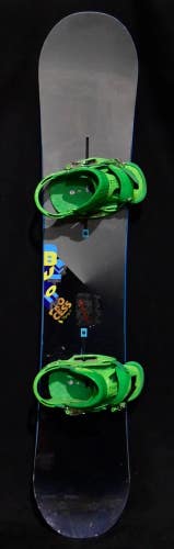 BURTON PROCESS SNOWBOARD SIZE 159 CM WITH LARGE BINDINGS
