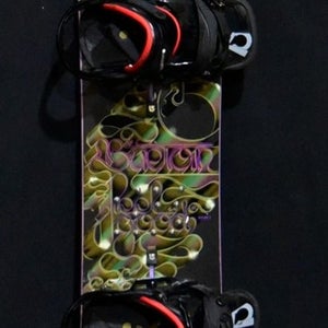 BURTON FEELGOOD SNOWBOARD SIZE 152 CM WITH BURTON LARGE BINDINGS