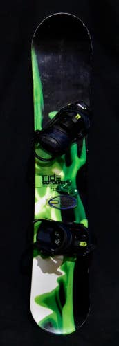 RIDE CATALYST SNOWBOARD SIZE 156 CM WITH BURTON LARGE BINDINGS