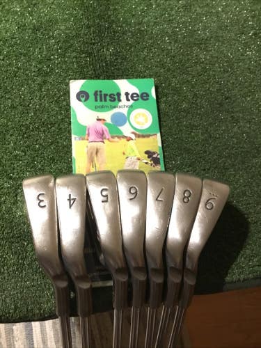 Ping i15 Black Dot Irons Set (3-9 Irons) Stiff AWT Steel Shafts (STD -1/4)