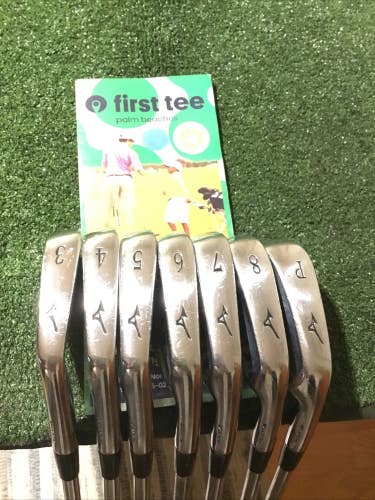 Mizuno MP-68 Grain Flow Forged Irons Set (3-PW, No 9i) Stiff S300 Steel Shafts