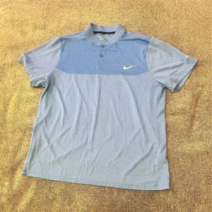 Nike Golf blue short sleeve shirt