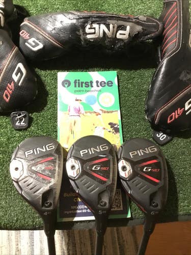 Ping G410 Hybrids Set (4H, 5H, 6H) Regular Alta CB 70g Graphite Shafts