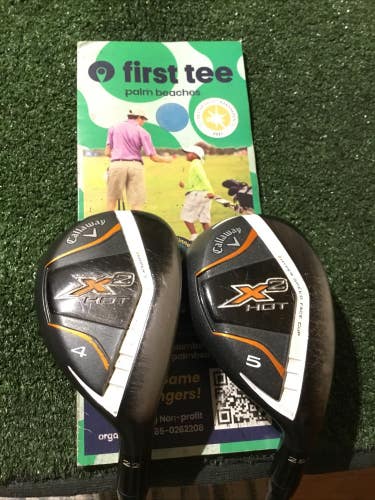 Callaway X2 Hot Hybrids Set (4H & 5H) Regular 60g Graphite Shafts