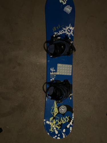 Men's Maxx Snowboard Park With Bindings Stiff Flex Directional Twin 123 cm (Used)