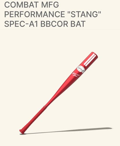 2025 Combat MFG Spec A1 Alloy BBCOR Certified Bat (-3) 30 oz 33" (New) stang