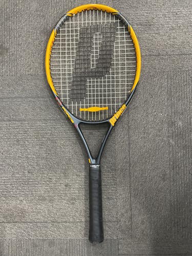 Used Prince SEBRING TI OVERSIZE Adult Tennis Racquet Yellow 4" 11614-S000229317