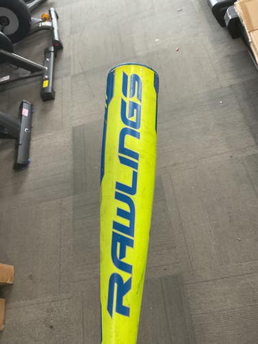 Used Rawlings QUATRO BB/SB T-Ball Bat Neon Green And Royal Blue 26" 11614-S000229293