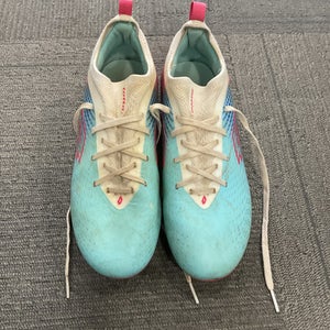 Used Umbro LOTTO Soccer Cleats Carolina Blue And Pink Junior 04.5 11614-S000229269