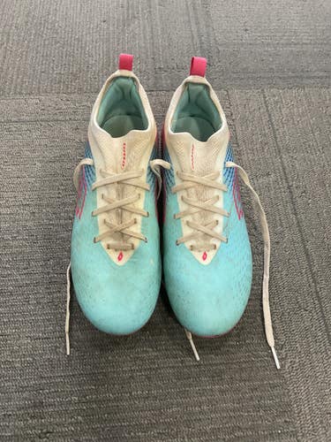 Used Umbro LOTTO Soccer Cleats Carolina Blue And Pink Junior 04.5 11614-S000229269