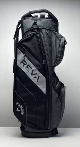 Callaway REVA Cart Bag Black 14-Way Divide Single Strap Golf Bag
