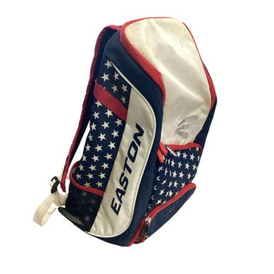 Used Easton BACKPACK  USA BB/SB Player Backpack White/Red/Navy 11760-S000086717