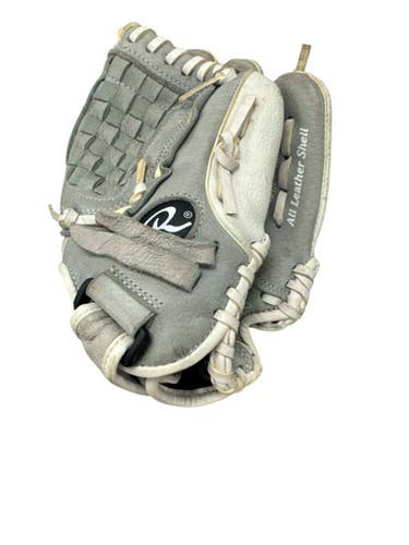 Used Rawlings HIGHLIGHT SERIES BB/SB Glove RH Throw Grey 10 1/2" 11863-S000025087