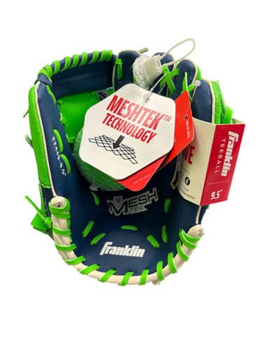 Used Franklin MESHTEK BB/SB Glove RH Throw Navy Blue 9 1/2" 11863-S000025091
