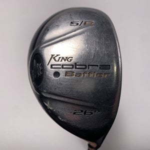 Cobra Baffler 2005 5 Hybrid 26* Aldila NV HL 65g Stiff Graphite Mens RH
