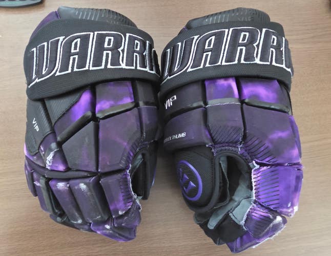 Warrior VIP Psychedelic Pro Series 2 Gloves 13" Purple Rare (Used)