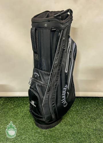 2023 Callaway CHEV 14 Way Golf Cart Carry Bag Black/Grey DragonRidge CC