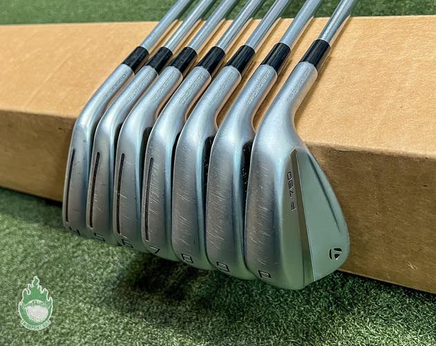 Used RH 2023 TaylorMade P-790 Irons 4-PW LS 6.5 125g X-Stiff Steel Golf Set
