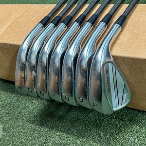 Used RH Cobra King Tour Forged Irons 4-PW $-Taper 120g Stiff Steel Golf Set
