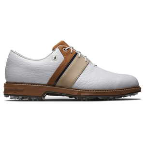 FOOTJOY PREMIERE SERIES PACKARD LX WHITE/BLUE/BROWN PREVIOUS SEASON