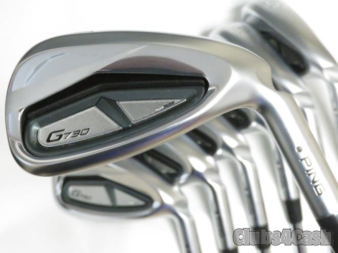 PING G730 Irons Black Dot Dynamic Gold Mid 100 R300 Regular 5-P+Uw  Near MINT