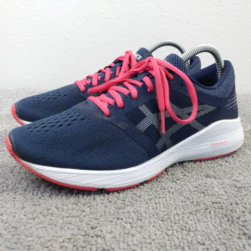 Asics Roadhawk FF Womens Size 8.5 Running Shoes Pink White Athletic Sneakers
