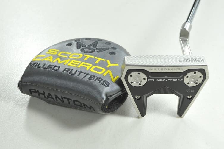 Titleist 2025 Scotty Cameron Phantom 7.2 34" Putter Right Steel # 209487