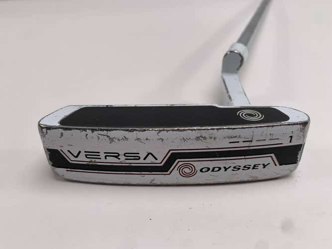Odyssey Versa 1 White Black White Putter 34.5" Mens RH