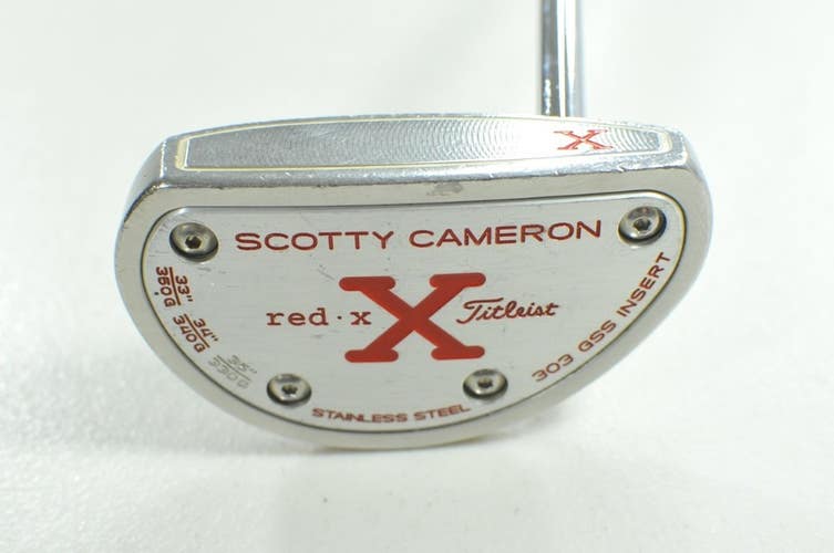 Titleist 2004 Scotty Cameron Red X 34" Putter Right Steel # 209459