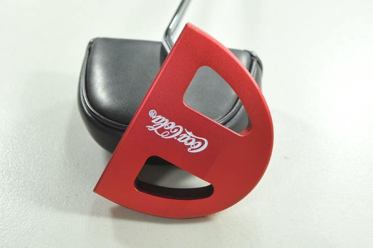 Coca Cola Mallet 35" Putter Right Steel Original Grip LIMITED EDITION # 208966