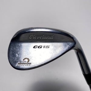 Cleveland CG15 Satin Chrome Wedge 54* 14 Bounce Traction Wedge Steel Mens RH