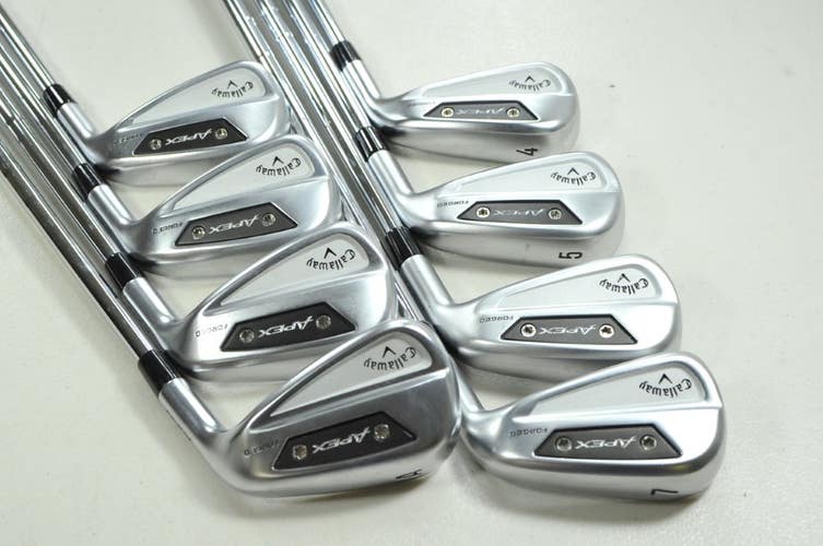 Callaway Apex Ai300 4-PW,AW Iron Set Stiff Flex RH KBS Tour Lite Steel # 203187