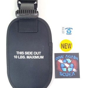 1X Sherwood Luna Replacement Weight Pocket CQR2 Scuba Diving 10lbs CQR-2