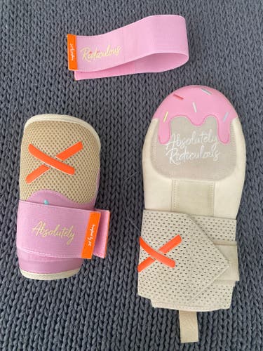 Absolutely Ridiculous sliding mitt and elbow guard - New!