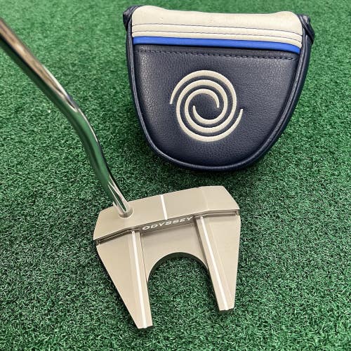 Odyssey Ai-ONE Silver #7 DB 35" Mallet Putter Stroke Lab Steel Shaft MRH w/HC