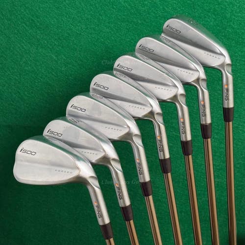 Ping i500 Forged Orange Dot 5-UW Iron Set UST Recoil ES 780 SmacWrap F3 Regular