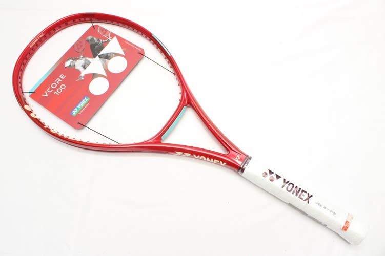 *NEW* 2026 YONEX VCORE 100 (300g) GEN 8 TENNIS RACQUET (4 1/4) RUBY RED