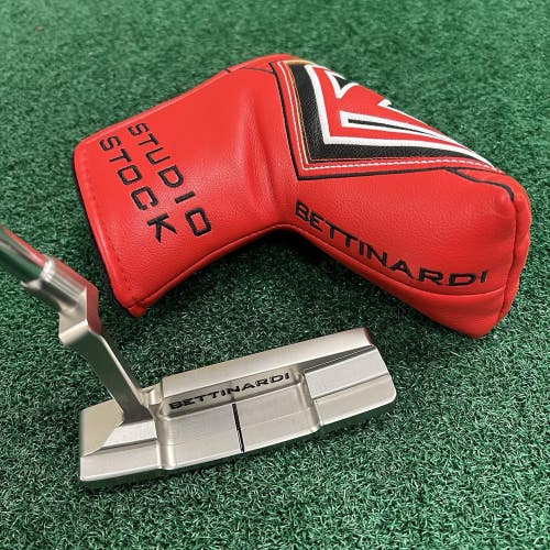 Bettinardi 2021 Studio Stock 18 Blade Putter 35.5" Steel Shaft MRH w/HC MINT!