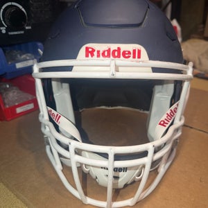 USED RIDDELL FLEX ADULT HELMET - MEDIUM - FLAT NAVY - REJECT