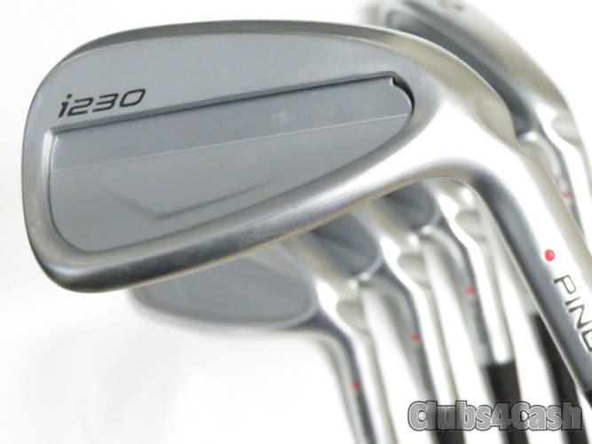 PING i230 Irons Red Dot Mitsubishi MMT 55 A-Flex 5-P -1/2"  SENIOR