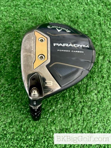 LH Callaway Paradym 15 Degree 3 Wood Head Only