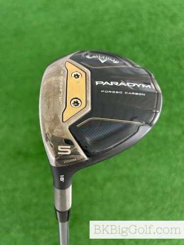 LH Callaway Paradym 18 Degree 5 Wood / Stiff