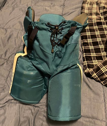 San Jose Sharks Teal Bauer Hockey Pants L