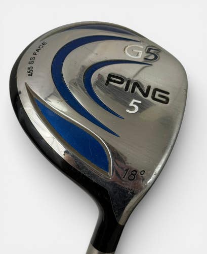 Ping G5 18 #5 Fairway Wood Aldila NV 75R 350 Regular Graphite